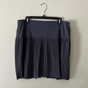 Lucky in Love Charcoal Pleated Mini Skort